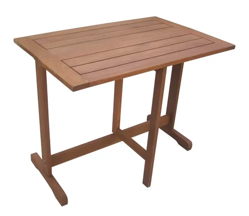MERXX Gartentisch Holz 60x90 cm - Klappbar und robust - Gartentisch aus massivem Eukalyptus, klappbar und ideal für Balkon oder Terrasse. Maße: 60x90 cm, Höhe 72 cm, leicht zu montieren.
