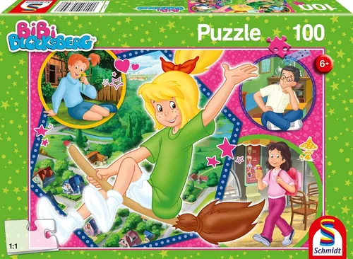 Schmidt-Spiele Puzzle Bibi Blocksberg Hex-Hex 100 Teile 56399