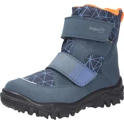 Superfit Jungen Stiefel Husky, blau/orange, Gr. 35 - Wanderschuhe für Kinder mit GORE-TEX Membrane, wasserdicht und atmungsaktiv. Ideal für den Winter, mit kuscheligem Warmfutter und herausnehmbarer Einlegesohle für optimalen Tragekomfort.