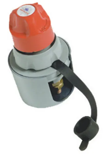 Batteriehauptschalter für Boote Heavy Duty mit abziehbarem Schlüssel 290 A