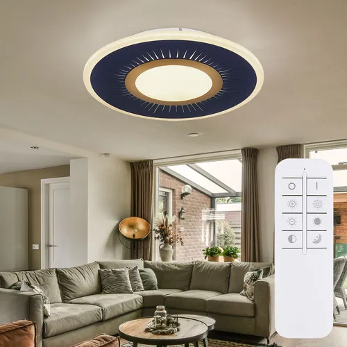 Moderne Deckenlampe mit Fernbedienung