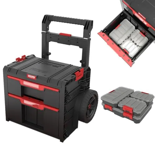 XL Modular Wählbar Werkzeugtrolley, Werkstattkoffer Set, Werkstattwagen Set aus