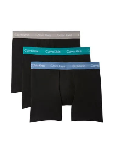 Calvin Klein Herren 3er Pack Boxershorts Briefs, Khaki - Hochwertige Boxershorts aus elastischem Material für optimalen Tragekomfort. Ideal für den täglichen Gebrauch und in modischen Farben erhältlich.