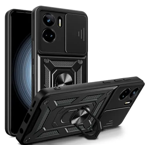 betterfon Handyhülle für Honor 90 Lite | Stoßfest & Kratzfest | Mit Kameraschutz, Anti-Fingerabdruck & robustem Panzerschutz-Design | Schwarz