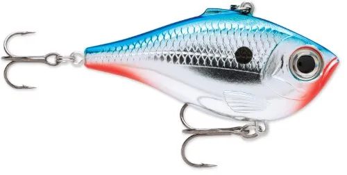 Rapala Rippin' Rap Angelköder - 7cm, 24g - Chrome Blue - Naturköder mit schlankem, schaufellosem Design für extrem realistische Schwimmbewegungen. Ideal für Süßwasserangeln mit BB-Rassel-System zur Raubfisch-Anlockung. Hergestellt in Estland, 1 Jahr Garantie.