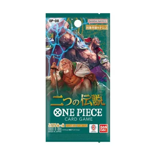 One Piece Card Game - Two Legends Display Box - TCG OVP Displays, enthält 150 Karten in Standardgröße und ist ideal für Sammler und Fans des One Piece Sammelkartenspiels.