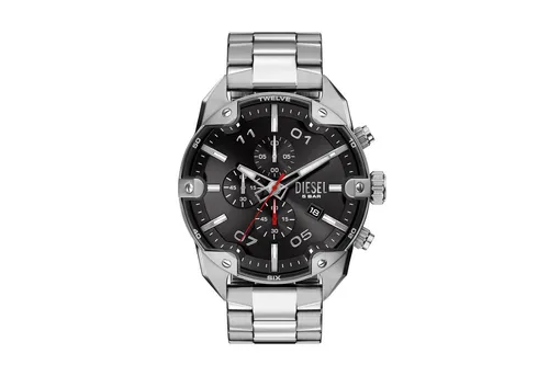 Diesel Chronograph SPIKED DZ4709, Herrenuhr mit Edelstahlarmband