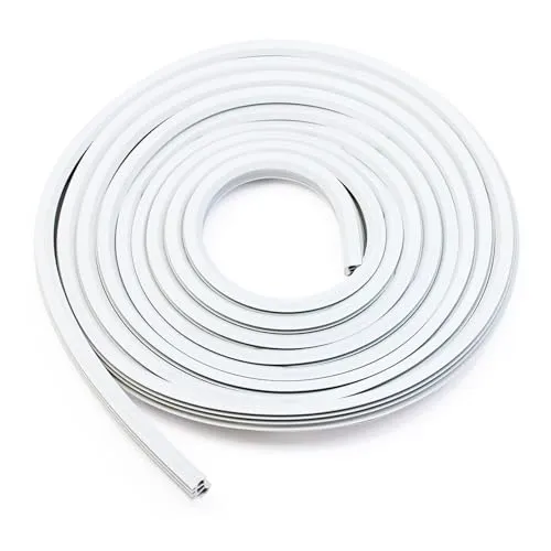 HÖRMANN Türdichtung für Stahlzargen (8,5 mm Nut, 5,2 m, TPE Dichtung hellgrau, universell für Haus- & Zimmertüren) 315062