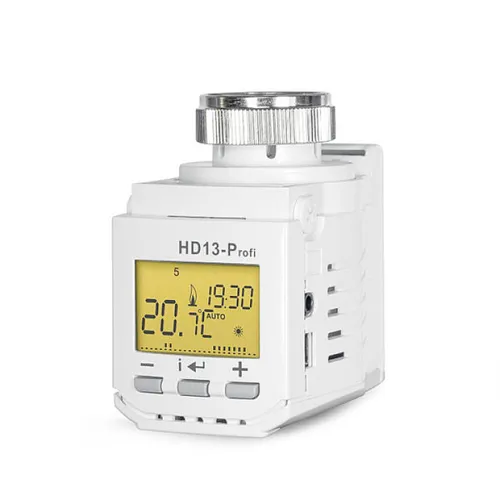 Elektrobock HD13-Profi Heizkörperthermostat - Thermostate mit intelligenter Heizungssteuerung und Fenster-offen-Erkennung für energieeffizientes Heizen. Programmierbar mit bis zu 6 Temperaturänderungen pro Tag.