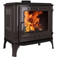 Kaminofen Ferrox 75 Grau Emailliert 10,5 kW 365