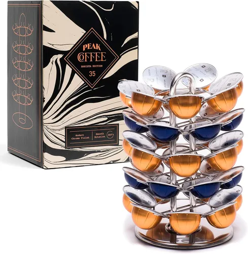 Peak Kaffee 35 Pod Drehbar Kapsel Halter Ständer nespresso Vertuo Vertuoline