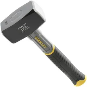 Stanley Hammer STHT0-54127, Fäustel mit Fiberglasstiel, 1250g - Hämmer mit robustem Fiberglas-Kern für mehr Kraft und längere Haltbarkeit - ideal für anspruchsvolle Anwendungen.