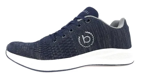 Bugatti TAKKA Sneaker Blau 41 - Sportlich und bequem - Sneaker für Herren mit super weicher Decksohle, die sich optimal an die Fußform anpasst, und rutschhemmender Laufsohle für hohen Tragekomfort.