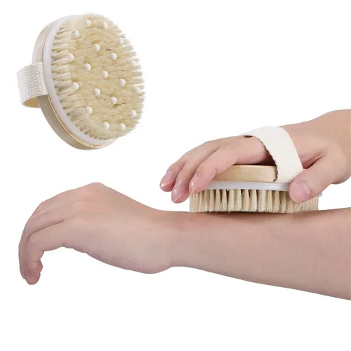 2er Pack Massagebürste Trockenbürste für Körper 2er Set Körperbürste