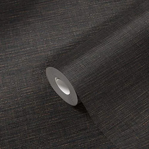 Livingwalls Strukturtapete Grau Braun Uni Stoffoptik 385272 - Hochwertige Vliestapete in Grau mit Stoffoptik, ideal für jeden Raum. Besonders langlebig und leicht zu verarbeiten, bietet sie eine robuste, waschbeständige Oberfläche.