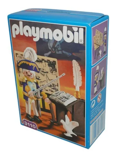 Playmobil Admiral Prunkvolle Figur mit Zubehör für maritime Abenteuer 3110