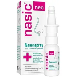 Nasic Neo Nasenspray 10 ML - Praktisches Nasenspray zur Unterstützung der Nasenschleimhaut. Ideal für die Anwendung bei Schnupfen und zur Pflege der Nase nach operativen Eingriffen.
