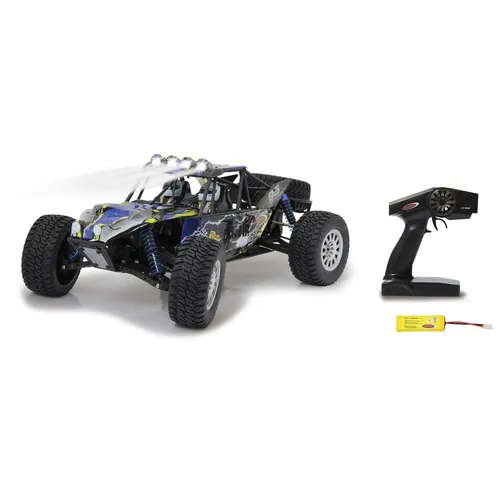 Jamara RC-Monstertruck Dakar Desertbuggy 4WD 1:10 - RC-Modelle mit 4WD Allradantrieb, spritzwassergeschützter Elektronik und einer Höchstgeschwindigkeit von 35 km/h, ideal für Abenteuer im Gelände.