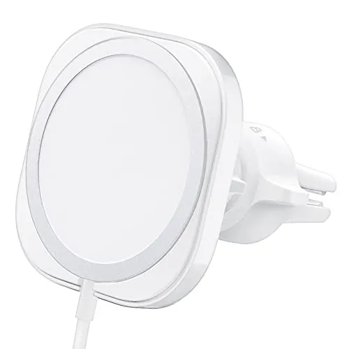 Spigen MagFit Autohalterung Hülle Ständer Entwickelt für MagSafe 2020-2023 Auto Handyhalterung Ladegerät Hülle für iPhone 17/16/15/14/13/12 Pro Max Air (Ladegerät Nicht im Lieferumfang enthalten)