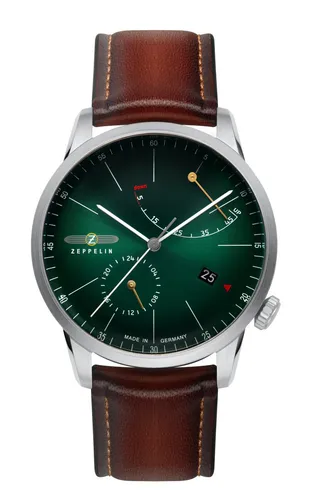 Zeppelin Automatik Herrenuhr 83664 - Armbanduhren für Herren mit Gangreserveanzeige und edlem Lederarmband, ideal für stilbewusste Männer.