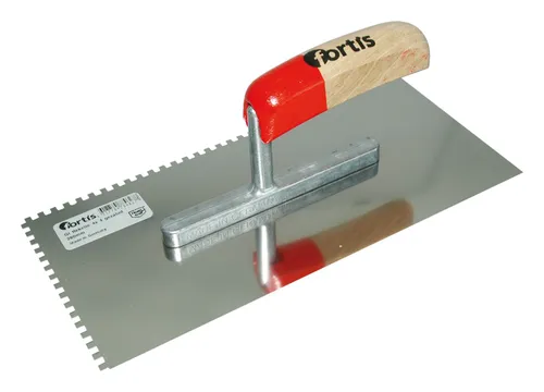 Fortis Glättekelle gezahnt rostfrei 280 x 130 mm / 6 x 6 mm