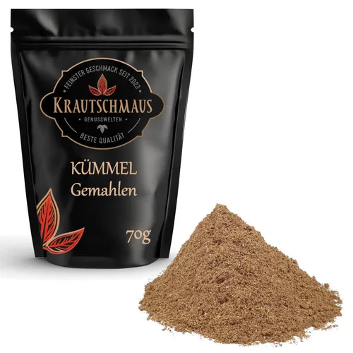 70g Kümmel gemahlen Kümmelsamen Kümmelsaat Kümmeltee Kümmepulver Gewürz Premium