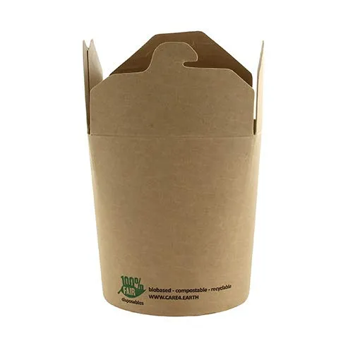 PAPSTAR 500 Snackboxen, Pappe eckig 470 ml