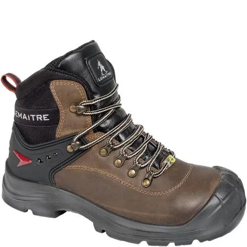 Lemaitre S3 Stiefel Slog - Robuste Arbeitsstiefel mit ESD-Funktion, ideal für kniende Tätigkeiten. Die gepolsterte Ferse und der Kragen sorgen für hohen Tragekomfort und Schutz im Arbeitsalltag.