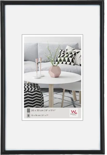 Walther Bilderrahmen 20x28 cm GALERIA schwarz Kunststoffrahmen