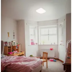 Briloner ELIPSO LED Deckenleuchte Sternendekor 18W Weiß Neutralweiss - Weiß