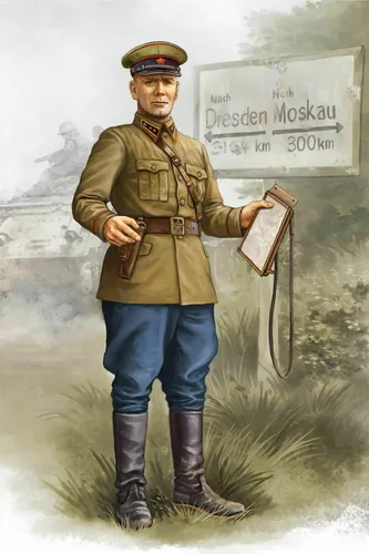 Trumpeter WWII Soviet Officer Vol.1 Figuren 1:16 Bausatz Model Kit 00703