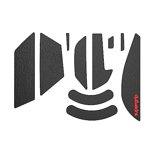 Supergrip 2 Stück Ultra Dünn Anti Rutsch Streifen für Razer Basilisk V3 Pro Schweißabsorbierend Hohe Leistung rutschfest 3M Kleber Keine Rückstände Ultra Dünn 0,5mm