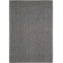 Carpetsale24 Teppich 160x230 cm Grau, Einfarbig & Weich, Moderner Schlingenflor für großes Wohnzimmer oder Schlafzimmer, Pflegeleicht & Stilvoll
