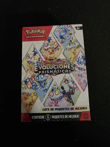 Pokemon TCG Booster Bundle - Scarlet & Violet Prismatic Evolutions - Pokemon Sammelkarten Bundle mit 6 Boosterpacks aus der Scarlet & Violet Serie, ideal für Sammler und Trainer zur Deckverstärkung!