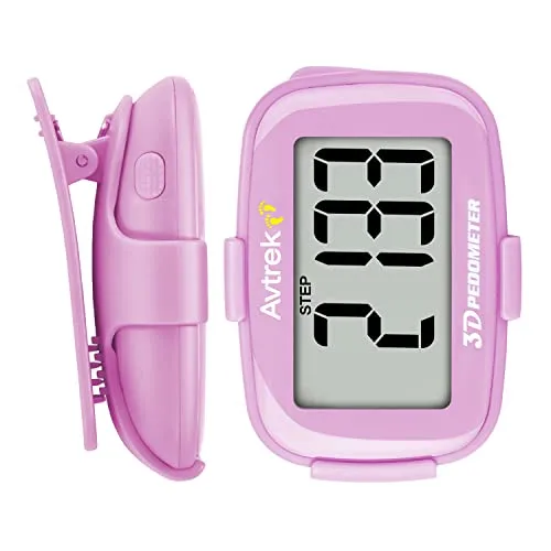 AVTREK Präziser 3D-Schrittzähler Mini-Schrittzähler für Walking oder Laufen im Freien Wanderaktivitäten