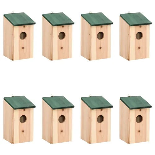 vidaXL 8X Holz Vogelhaus