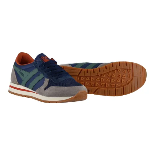 Gola Sneaker Daytona navyblau/rhino/grün Herren, Größe 41 (8) - Stylische Gola Sneaker Daytona im Retro-Design, aus hochwertigem Nylon und Wildleder. Mit bequemer EVA-Zwischensohle für optimalen Tragekomfort und einem angesagten 90er-Jahre-Look.