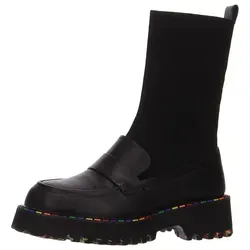 GO Stiefel, elegante Damen Schlupfstiefel in Schwarz, Gr. 39 - Die GO Stiefel (8983 503 9) kombinieren zeitlose Eleganz mit einem bequemen elastischen Schaft für einfaches An- und Ausziehen. Die profilierte Gummisohle sorgt für Stabilität und Griffigkeit im Alltag.