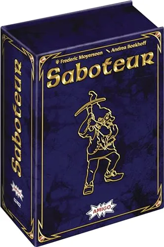 AMIGO 02402 Saboteur, Brettspiel, Auflage 20 Jahre, mehrfarbig, deutsche Sprache