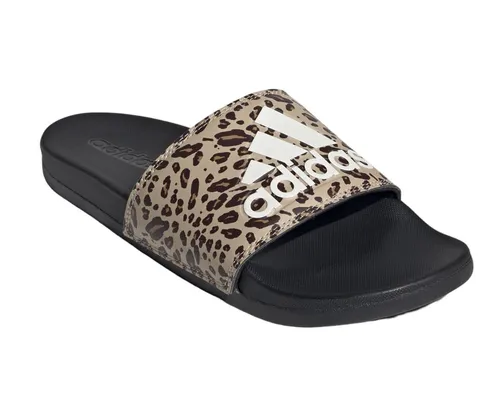 ADIDAS Damen Badeslipper Comfort adilette - Badeschuhe mit verspieltem Blumenprint, perfekt für nach dem Yoga oder beim Brunch. Ideal für den Sommer und verleiht jedem Outfit einen frischen Twist.