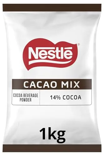 NESTLÉ Cacao Mix, kakaohaltiges Getränkepulver für Automaten, 1er Pack (1 x 1kg Beutel)