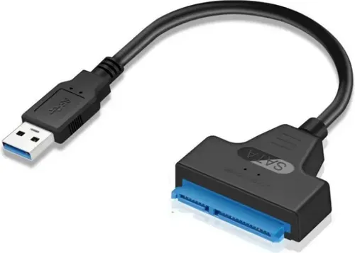 USB 3.0 zu SATA Adapter Kabel mit UASP für 2.5 Zoll HDD SSD - Zuverlässiger USB 3.0 zu SATA Adapter für 2.5 Zoll Festplatten. Genießen Sie schnelle Datenübertragungen bis zu 5 Gbps und eine einfache Plug & Play Nutzung ohne Treiberinstallation.