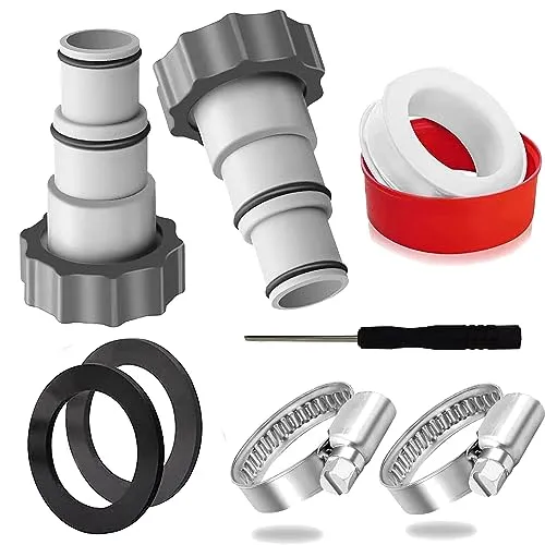 Pool Schlauch,Poolschlauch 38mm Verbinder,Poolschlauch Adapter 32 Auf 38,Schlauchverbinder 38mm,Intex Schläuche Für Intex Pool,Wasserhahn Adapter Gartenschlauch