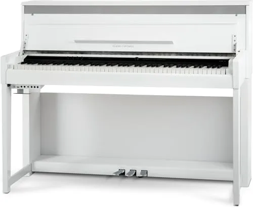Classic Cantabile UP-1 WH E-Piano - 88 Tasten, 3-fach Sensorik - Hochwertiges E-Piano mit 88 gewichteten Tasten, 40 Sounds und MP3-Recorder. Ideal für Musiker, die kreative Freiheit und realistische Klangerlebnisse suchen.