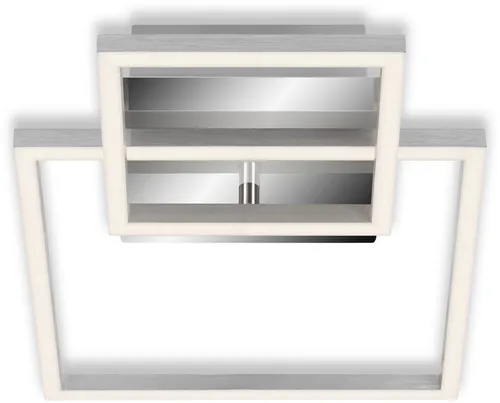 Briloner Leuchten LED Deckenleuchte FRAME, 20 W - Moderne LED Deckenleuchte mit 1500 lm Lichtstrom, ideal für stilvolle Wohnräume. Schützt vor Staub und ist energieeffizient mit nur 20 W.