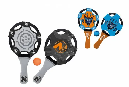 Nerf Neopren Beach Ball Set 2 Schläger + PVC-Ball Beachball sortiert 2 Designs