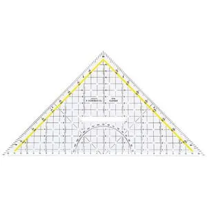 Aristo Geodreieck 1648/2, 32 cm Hypotenuse, mit Griff von Aristo