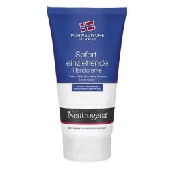 Neutrogena® Sofort einziehende Handcreme 38875 - 75 ml - Handcreme für sofortige Feuchtigkeitspflege, zieht schnell ein und hinterlässt keinen fettigen Film. Ideal für die tägliche Anwendung und schützt die Hände vor dem Austrocknen.