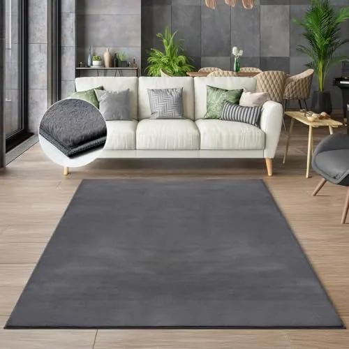 Cosy Warmer Fellteppich 200 x 280 cm - Teppich in Felloptik, waschbar bis 30 Grad, ideal für Allergiker und perfekt für Wohnzimmer oder Schlafzimmer, Öko-Tex zertifiziert.