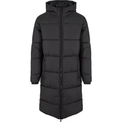 Urban Classics Mens Long Puffer Coat, Herren Winterjacke - Funktionsjacke aus 100% Polyester, klassisches Design mit Kapuze, ideal für kalte Tage und modische Outfits.